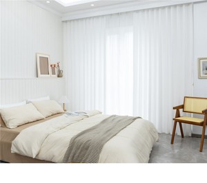 Rideau <span class=keywords><strong>de</strong></span> fenêtre en mousseline <span class=keywords><strong>de</strong></span> soie Offre Spéciale Polyester, tissu <span class=keywords><strong>de</strong></span> rideau <span class=keywords><strong>de</strong></span> tapisserie Transparent pour salon - Product Image 5