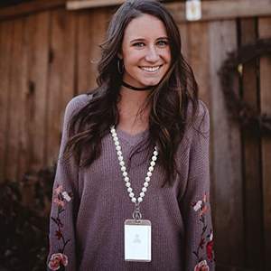 Chaîne <span class=keywords><strong>de</strong></span> téléphone longue anti-perte avec porte-cartes d'identité et perles, tendance, <span class=keywords><strong>pour</strong></span> femme, idéale <span class=keywords><strong>pour</strong></span> le travail - Vente Flash - Product Image 4