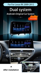 Autoradio 10.25 pouces Android 13 pour <span class=keywords><strong>Lexus</strong></span> <span class=keywords><strong>RX</strong></span> RX270 RX350 RX450H 09-12 lecteur vidéo multimédia CarPlay Auto radio GPS Navigation - Product Image 4