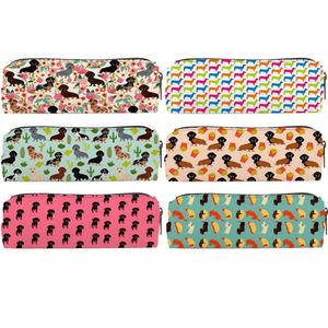 Pencil case <b>School</b> Student Pen <b>Bag</b> Cartoon Little Dog Large Capacity High Appearance Level Pencil Pouch Stationery Supply - Product Image 1