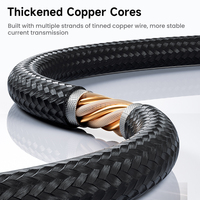 Cable de Carga Rápida Inteligente y Seguro Toocki de 240 W, Transferencia de Archivos Instantánea y Transmisión de Corriente Estable para Viajes de Negocios y Oficina