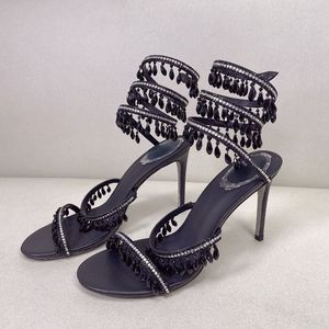 Ankle <b>Wrap</b> New Trend Tacones De Mujer Ankle Strap Custom Shoes Women <b>Stretch</b> Wire Heels - Product Image 2