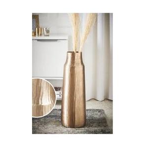 Florero de diseño totalmente metálico Suministros directos de fábrica Metal para decoración del hogar Macetas de metal hechas a mano para fiesta - Product Image 5