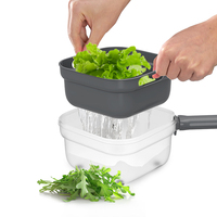 Multifunctionele Keuken Gadget Ui Dicer Voedsel Snijmachine Aardappelen Dunschiller Julienne Cutter Groente Chopper