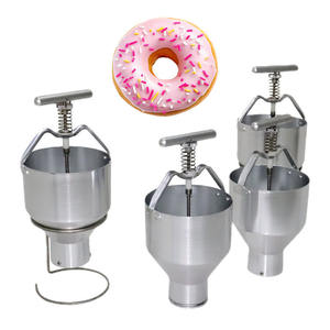 3l स्टेनलेस स्टील मिनी मैनुअल डोनट निर्माता मशीन केक डोनट होपर स्टैंड के साथ - Product Image 3