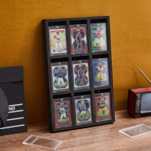 กรอบโฟมสำหรับจัดแสดงการ์ดเกรด PSA แบบแขวนผนัง สำหรับใส่การ์ด 9 แผ่น (รวม 18 แผ่น) สำหรับการ์ดเบสบอล ฟุตบอล และการ์ดสะสมกีฬา - Product Image 4