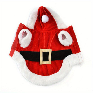 Sudadera con Capucha de Algodón para Mascotas C074, Diseño Navideño de Santa Claus, Ropa de Invierno para Perros, Talla XS, Diseño de Dibujos Animados Cómodo - Product Image 2