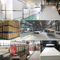 Usine en gros prix bon marché grand panneau de mousse de Forex de PVC coloré 5mm 1220x2440mm 4x8