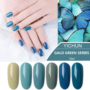 15 ML Esmalte Farbe Private Label Vegan Cosmetic Nail Art liefert LED UV Gel Polish