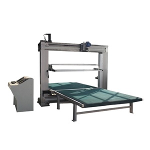 Cortador de contorno de hoja oscilante de doble hoja CNC de alta velocidad D & T para espuma flexible de PE/<span class=keywords><strong>PS</strong></span>/melamina/PU/espuma EPE - Product Image 1