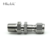 Hikelok SS femelle mâle 1/16 pouces à 1 pouce NPT filetage Swagelok Type raccords de Tube cloison connecteur mâle