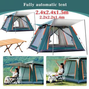 Outdoor 2-4 Person <b>Waterproof</b> Portable Camping 210D Oxford Automatic Pop up <b>Tent</b> - Product Image 2