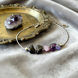 Handmade Healing Crystal Beach Anklet Natural Gemstone <b>Bracelet</b> <b>Chakra</b> Natural Stone <b>Bracelet</b> Minimalist Jewelry Gift - Product Image 1