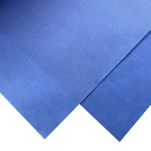Rouleau de <span class=keywords><strong>tissu</strong></span> non tissé Spunbond PP SS SMS bleu à prix avantageux, fourni directement par l'usine, pour blouses chirurgicales et barrières hospitalières - Product Image 2