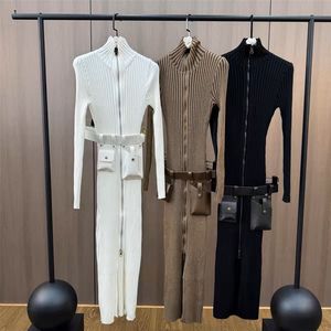 เดรสสเวตเตอร์แฟชั่นแขนยาวมีซิป, เดรสลำลองสำหรับฤดูใบไม้ร่วงและฤดูใบไม้ผลิ - Product Image 3