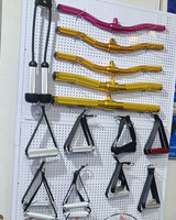 Poignée de fitness en aluminium pour câble de musculation, barre de traction, poignée de rameur, poignée de tirage vertical, poignée Mag Handle Grip