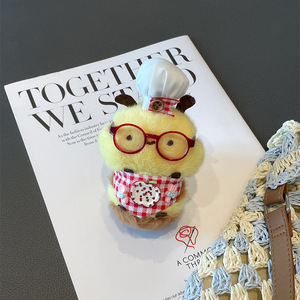 En gros, adorable pendentif abeille en peluche pour mariage, accessoires pour sacs, porte-clés de voiture, petits cadeaux - Product Image 5