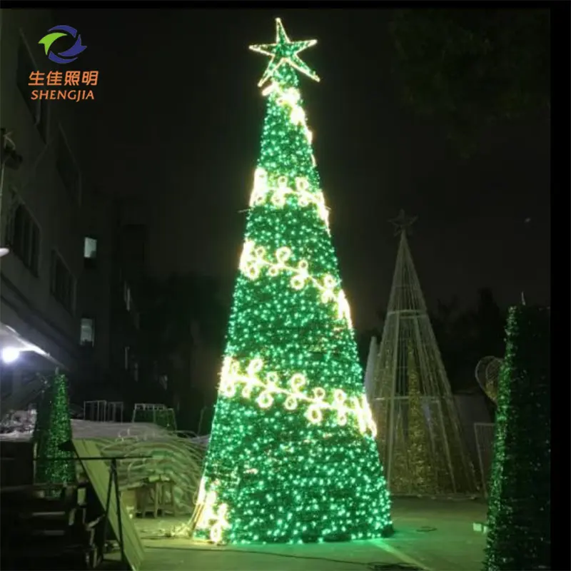2022 신제품 300cm 연필 나무 슬림 크리스마스 트리 인공 크리스마스 트리 휴일 장식 방콕