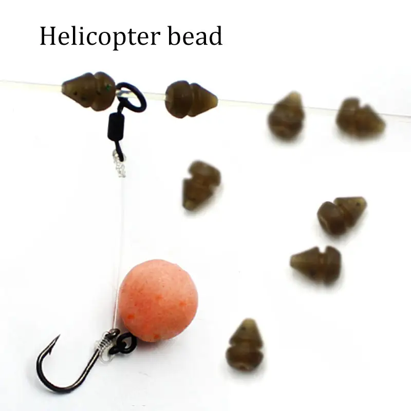 Accesorios de pesca de carpa, alimentador de método de cuentas de helicóptero, aparejos de cuentas de cambio rápido