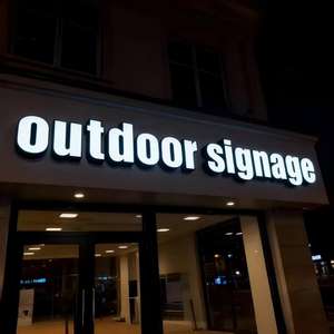 Enseigne lumineuse LED personnalisée pour devanture de magasin, lettres LED 3D, signalisation commerciale, logo de restaurant, enseigne de pizza pour publicité extérieure - Product Image 5