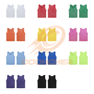 Maillots de football personnalisés 2026 en maille large avec numéros imprimés, gilets d'entraînement pour le basketball et le football, idéaux pour le team building, unisexes pour enfants, hommes et femmes - Product Image 2