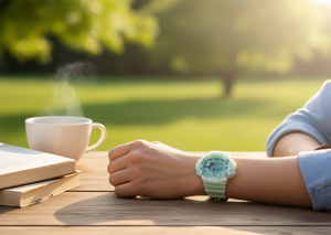 Orologio Digitale da Donna W501 38mm Cassa Rotonda in Plastica Cinturino in Silicone Resistente all'Acqua 3Bar Chiusura a Fibbia Colori Misti - Product Image 2