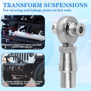 7/<span class=keywords><strong>8</strong></span> X7/<span class=keywords><strong>8</strong></span>-14 <span class=keywords><strong>heim</strong></span> Doanh Rod End Kit với bung trái và tay phải chủ đề chromoly Kit chromoly khớp panhard Rod End Kit - Product Image 5