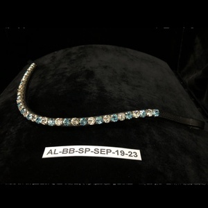Artículos de talabartería de caballo hechos a mano, browbands brillantes de cristal equino - Product Image 1
