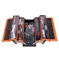Ensemble d'outils professionnels de 85 pièces, clés à douille, clés à cliquet, outils combinés, kits d'outils pour la réparation à domicile