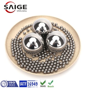 Bolas de Precisión Personalizadas SAIGE <span class=keywords><strong>para</strong></span> Ballesta y Tirachinas, 6mm/8mm/9mm/12.7mm, Bolas de Acero al Carbono con Superficie Pulida, HRC 66-70 - Product Image 1