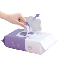 Lingettes pour bébé bio en gros, lingettes nettoyantes écologiques à base de plantes pour peaux sensibles