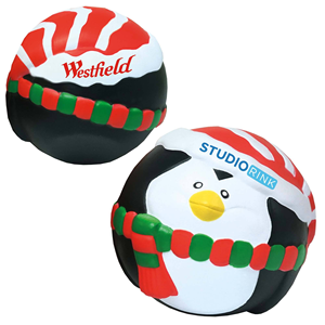 Vente en Gros de Noël Kawaii <span class=keywords><strong>Pingouin</strong></span> de Noël de Haute Qualité Pu Anti-Stress Jouet Anti-Stress Balle Anti-Stress - Product Image 1
