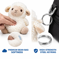 Porte-clés mini peluche personnalisé, plusieurs styles, 15 cm, jouets en peluche type animaux, poupées douces et mignonnes, en gros, cadeaux de fête d'anniversaire, coton PP