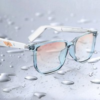 Lunettes intelligentes H2-C à détection tactile, verres interchangeables TWS pour appels et musique, IA sans fil, anti-lumière bleue