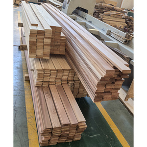 Gỗ tuyết tùng đỏ hiện đại bên ngoài bức tường Ốp vật liệu xây dựng mặt tiền Ốp Bảng điều chỉnh - Product Image 3