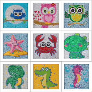 Kits <span class=keywords><strong>de</strong></span> <span class=keywords><strong>peinture</strong></span> diamant pour enfants, cristal d'art diamant <span class=keywords><strong>facile</strong></span> à faire soi-même <span class=keywords><strong>peinture</strong></span> par nombres Kits <span class=keywords><strong>chien</strong></span> Animal décoration murale <span class=keywords><strong>de</strong></span> maison - Product Image 3