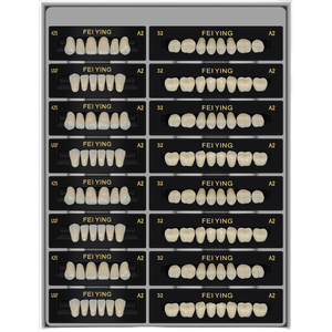 <span class=keywords><strong>CAIYU</strong></span> - Juego de 28 Dientes Flexibles de Resina Dental Manual para Prótesis Completa, Acrílicos, con Certificación CE - Product Image 5