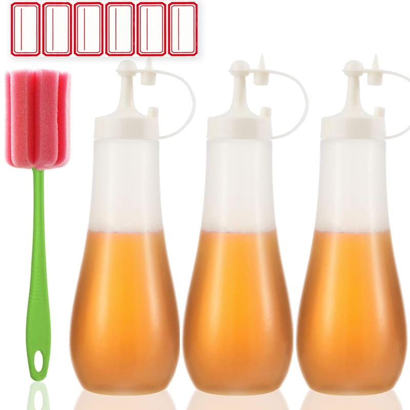 16 oz HDPE Plastic Squeeze Bottles