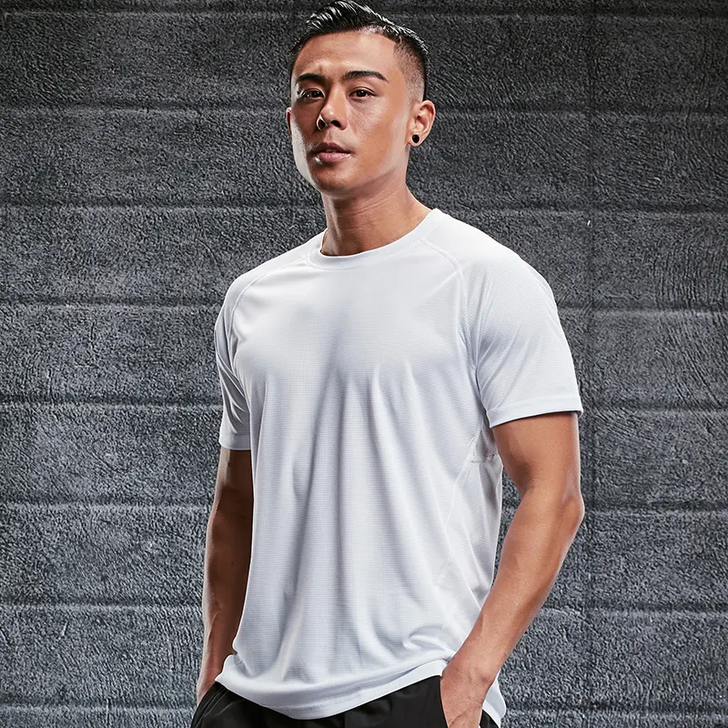 गर्मियों में पुरुषों की सांस शीर्ष पर ज़ेबरा पैटर्न आस्तीन स्वास्थ्य रनिंग प्लस आकार दौर गर्दन टी शर्ट
