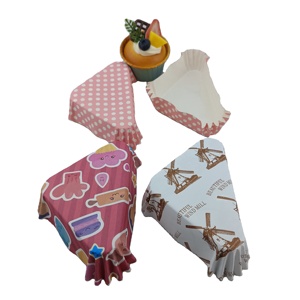 תבניות אפייה חד פעמיות משולשות מנייר איכותי של EUDR, תבנית לאפיית עוגות ולחמים, נייר אפייה למזון מהיר - Product Image 2