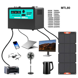 Top Selling 600W-2000W Power Station MPPT Pure Sine Wave Solar Generator XT90 Fast Charge Off-grid 220V AC 4000+ Cycles - Product Image 4