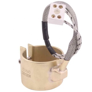 Elementos Calefactores de Correa con Boquilla de Latón de 220V 280W <span class=keywords><strong>50</strong></span> <span class=keywords><strong>X</strong></span> 40mm para Máquina de Moldeo por Inyección - Product Image 4