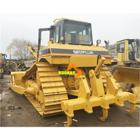 Bulldozer sur chenilles d'occasion Caterpillar D8r/D7r/D6r/D5g, modèle 2016, moteur CAT 3306, capacité de bêchage de 4 m, puissance de 250 kW, poids de 16599,5 kg, provenance Japon.