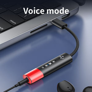 Adaptador de Som Musical 4 em 1 |   Conversor de 3,5 mm com Efeitos de Luz RGB e Áudio Sem Perdas (Baixo/Voz Humana) - Product Image 5