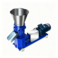 Machines de traitement des aliments pour animaux de 350-450 kg/h, machines industrielles automatiques pour aliments pour volailles, état neuf, machine à aliments pour volailles