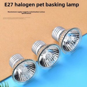 Đèn sưởi bò sát E27 hình rùa 25W 50W 75W UVA UVB, bóng đèn <span class=keywords><strong>halogen</strong></span> ấm, đèn thủy tinh - Product Image 6