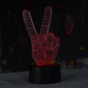 Magia sueño Color nuevo diseño venta directa de fábrica 3d acrílico led de batería casa decoración fiesta de luz de la noche - Product Image 3