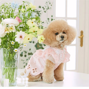 Ropa para perros, vestido de estilo femenino para perros pequeños y niñas, ropa para perros Pug <span class=keywords><strong>Chihuahua</strong></span>, vestido rosa para perros, ropa para gatos - Product Image 3