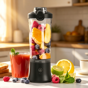 Licuadora Eléctrica Portátil para el Hogar, para Hacer Smoothies de Frutas Frescas, Pequeña y Práctica - Product Image 1