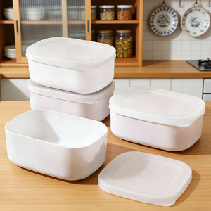 Cross-border mixed grain rice portioning and freezing container, whole grain rice weight loss meal portioning <b>lunch</b> <b>box</b>, - Product Image 1